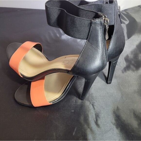 BCBG PARIS ANKLE STRAP OPEN TOES HIGH HEEL STILETTOS PUMP SANDAL - Picture 11 of 15